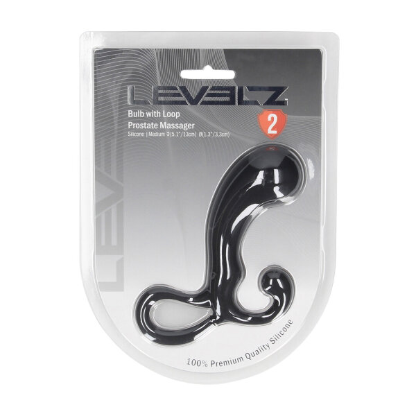 Levelz Bulb with Loop Silicone Prostate Massager