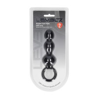 Levelz Perlen Silikon Anal Sonde mit Schlaufe