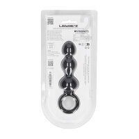 Levelz Perlen Silikon Anal Sonde mit Schlaufe