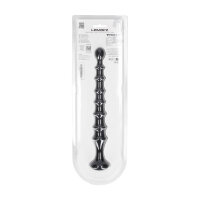Levelz Ribbed Silicone Anal Beads Black