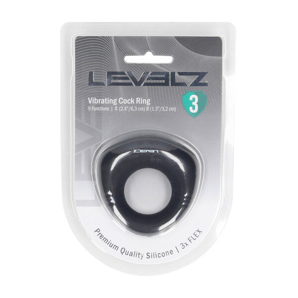Levelz Sealed Liquid Silicone Vibrating Cock Ring