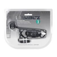 Levelz Vibrating Cage Silicone Cock Sleeve and Ball Ring