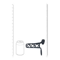 Levelz Vibrating Cage Silicone Cock Sleeve and Ball Ring