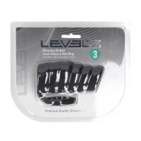 Levelz Vibrating Ribbed Silicone Cock Sleeve and Ball Ring