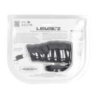 Levelz Vibrating Ribbed Silicone Cock Sleeve and Ball Ring