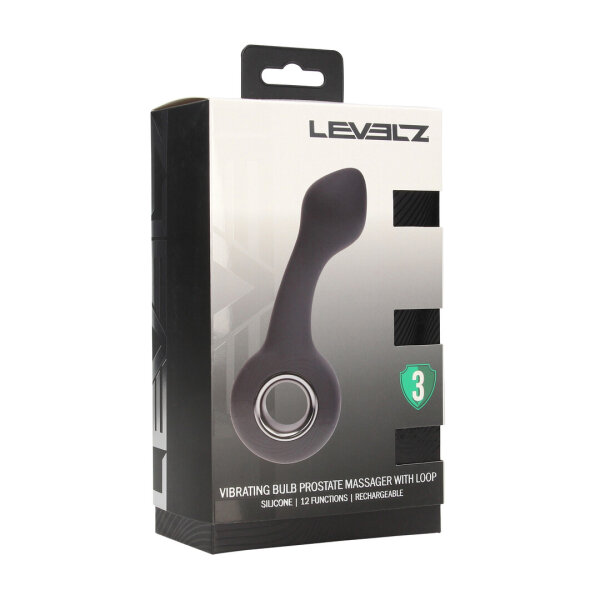 Levelz Rechargeable Vibrating Bulb Silicone Prostate Massager