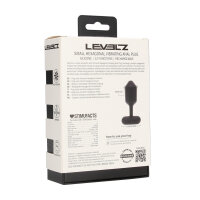 Levelz Hexagonal Vibrating Silikon Analplug S