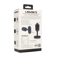 Levelz Hexagonal Vibrating Silikon Analplug M