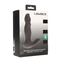 Levelz vibrierender und stoßender Silikon Prostata...