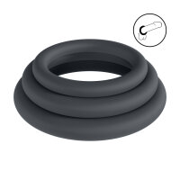 Levelz Classic Silicone Penis Ring Set