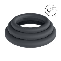 Levelz Classic Silicone Penis Ring Set of 3