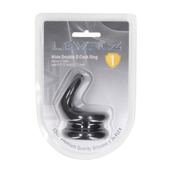 Levelz Wide Double O Silicone Cock Ring