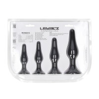 Levelz Slim Silicone Anal Plug Set of 4