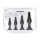 Levelz Slim Silicone Anal Plug Set of 4