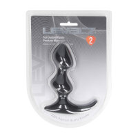 Levelz Voll doppelt gerippter Silikon Prostata Stimulator