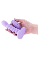 NS Novelties Colours Ribbed Vibrating Dildo