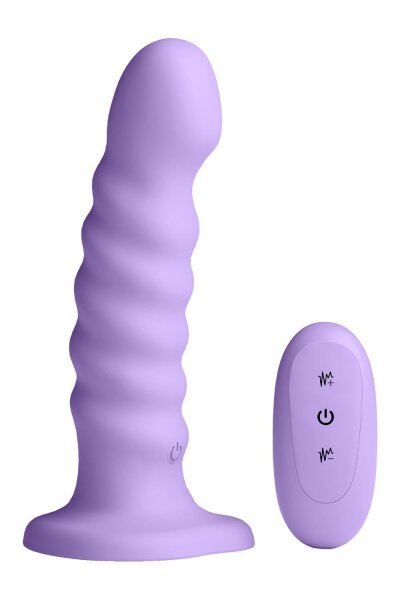 NS Novelties Colours Ribbed Vibrator Dildo