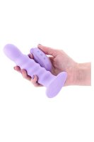 NS Novelties Colours Ribbed Vibrator Dildo