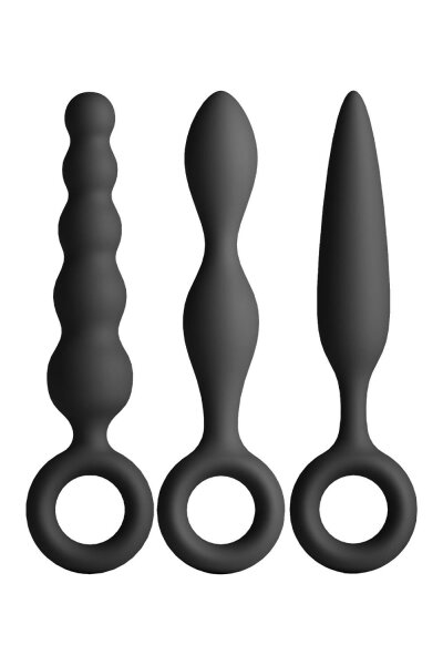 NS Novelties analplug set mit fingerring schwarz