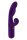 Evolved Pleasure Puff vibrator with clitoral stimulation purple