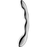 Satisfyer Cosmic Crest 2 Edelstahl Dildo Silber