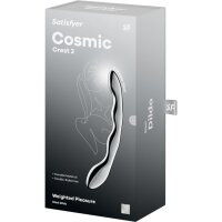 Satisfyer Cosmic Crest 2 Edelstahl Dildo Silber