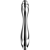 Satisfyer Pure Gravity 2 Edelstahl Dildo Silber