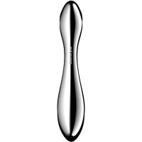 Satisfyer Pure Gravity 2 Edelstahl Dildo Silber