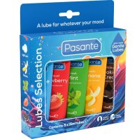 Pasante Pack Assorted Flavor Lubricants 5 x 15 ml