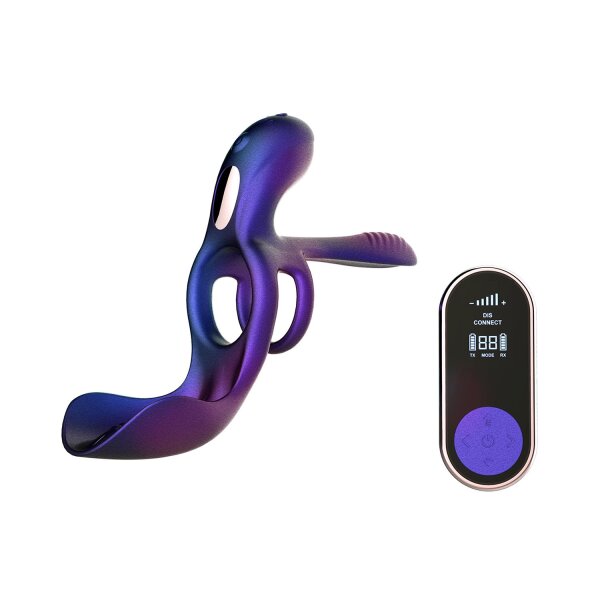 Hueman Zenith Cockring with Glans and Perineum Stimulator