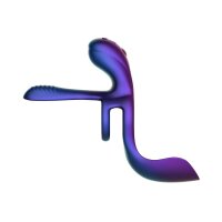 Hueman Zenith Cockring with Glans and Perineum Stimulator