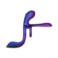 Hueman Zenith Cockring with Glans and Perineum Stimulator