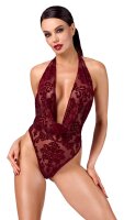 Noir Kink Royal Sheer String Body Burgundy S