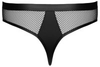 Svenjoyment Netz Riostring mit Wetlook-Details Schwarz XL