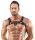 Svenjoyment Faux Leather Chest Harness Black