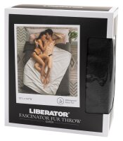 Liberator Faux-Fur Fascinator Schwarz