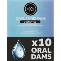 EXS Oral Dams Unscented 10pcs