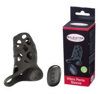Malesation Vibro Penis Sleeve Black