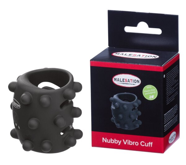 Malesation Nubby Vibro Cuff Schwarz