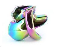 CockLock Keuschheitskäfig Metall Regenbogen mit...