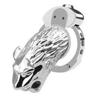 CockLock Tiger Keuschheitskäfig aus Metall mit Schloss