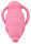 CockLock Peniskäfig mit Schloss Silikon Rosa 10 cm