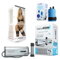 Autoblow VacuGLIDE 2 + Masturbator Adapter + FLESHLIGHT...
