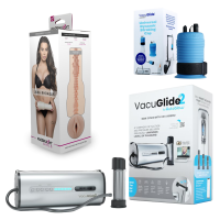 Autoblow VacuGLIDE 2 + Masturbator Adapter + FLESHLIGHT...