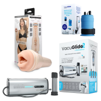 Autoblow VacuGLIDE 2 + Masturbator Adapter + FLESHLIGHT...