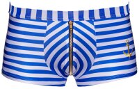 Svenjoyment Striped Pants with Wrist Cuffs Blue White 3XL