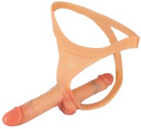 You2Toys Strap-on-String mit Doppel-Dildo Natur