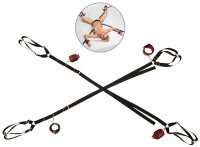 You2Toys Bad Kitty Bett- und Türfessel-Set Schwarz Rot