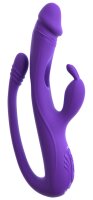 Sweet Smile Rabbit Vibrator mit G-Zonen- und Anal-Tickler