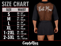 CandyMan Astrilis Beige String S -  XXXL
